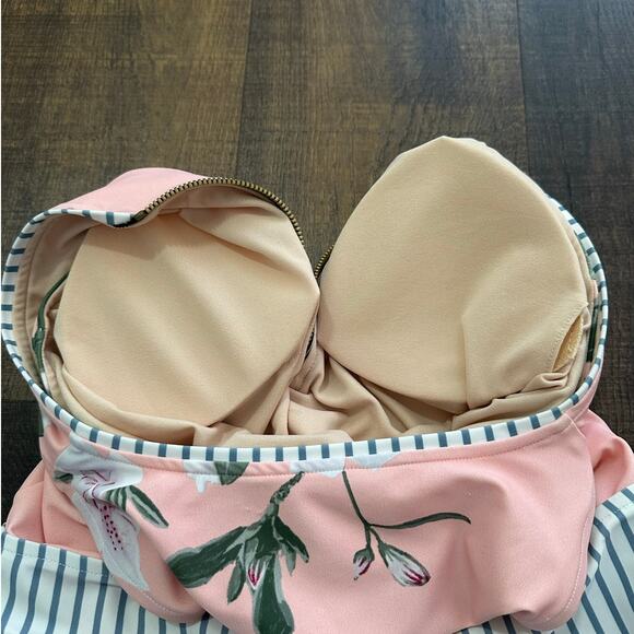 Albion Fit Lulu Bombshell One Piece Swimsuit Size Large - Picture 6 of 7